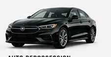 Black passenger sedan